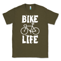 Army Green bike life Classic Tee - artisFamous