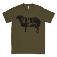 Army Green black sheep silhouette Classic Tee - artisFamous