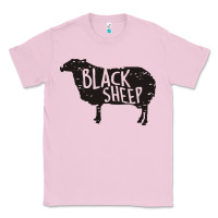 Bubblegum Pink black sheep silhouette Classic Tee - artisFamous
