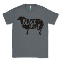 Charcoal Heather black sheep silhouette Classic Tee - artisFamous