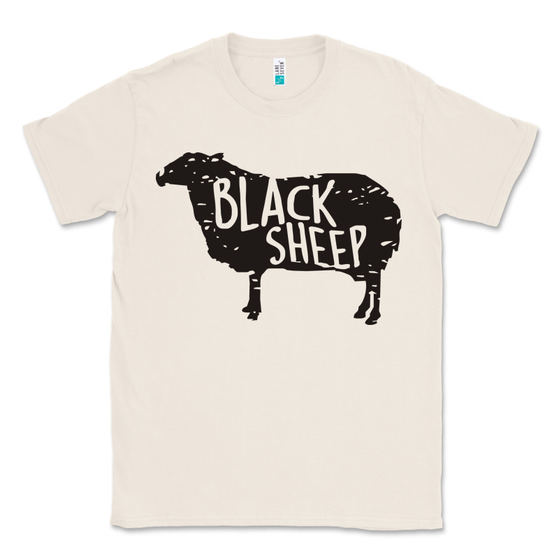 Black Sheep Silhouette Classic Tee by artisFamous | Teevron
