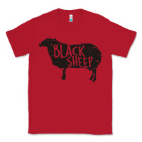 Red black sheep silhouette Classic Tee - artisFamous