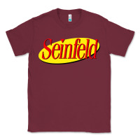 Burgundy new seinfeld Classic Tee - artisFamous