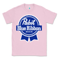 Bubblegum Pink pabst blue ribbon Classic Tee - artisFamous