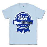 Dusty Blue pabst blue ribbon Classic Tee - artisFamous