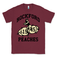 Burgundy rockford peaches Classic Tee - artisFamous