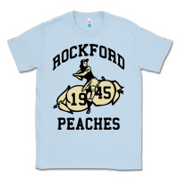 Dusty Blue rockford peaches Classic Tee - artisFamous