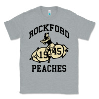 Heather Grey rockford peaches Classic Tee - artisFamous