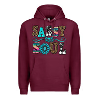 Burgundy sassy little soul Premium Hoodie - AdoDesignShop