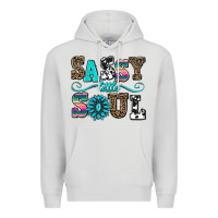 Dove Grey sassy little soul Premium Hoodie - AdoDesignShop