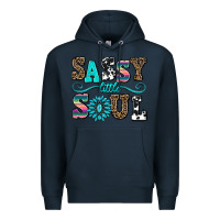 Navy sassy little soul Premium Hoodie - AdoDesignShop
