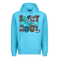 Ocean Blue sassy little soul Premium Hoodie - AdoDesignShop