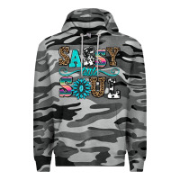 Slate Camo sassy little soul Premium Hoodie - AdoDesignShop