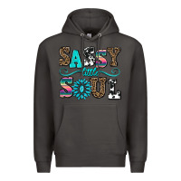 Smoke sassy little soul Premium Hoodie - AdoDesignShop