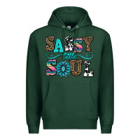 Sports Green sassy little soul Premium Hoodie - AdoDesignShop