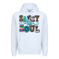 White sassy little soul Premium Hoodie - AdoDesignShop