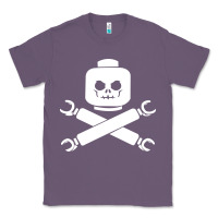Lavender block face pirate Classic Tee - artisFamous