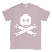 Lilac block face pirate Classic Tee - artisFamous