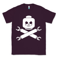 Plum block face pirate Classic Tee - artisFamous