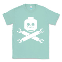 Seafoam block face pirate Classic Tee - artisFamous