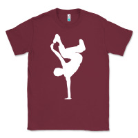 Burgundy breakdancer Classic Tee - artisFamous