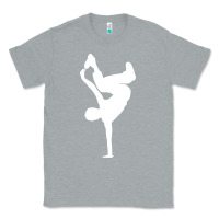Heather Grey breakdancer Classic Tee - artisFamous