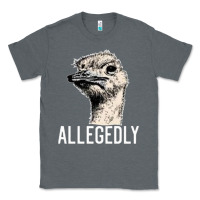 Charcoal Heather letterkenny allegedly ostrich funny Classic Tee - artisFamous