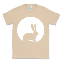 Mushroom bunny and full moon funny Classic Tee - artisFamous