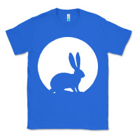 True Royal bunny and full moon funny Classic Tee - artisFamous