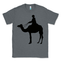 Charcoal Heather camel rider Classic Tee - artisFamous