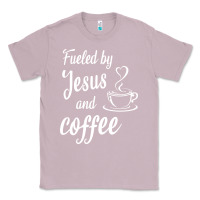 Lilac Fueled by jesus and coffee Classic Tee - artisFamous