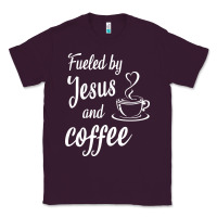 Plum Fueled by jesus and coffee Classic Tee - artisFamous