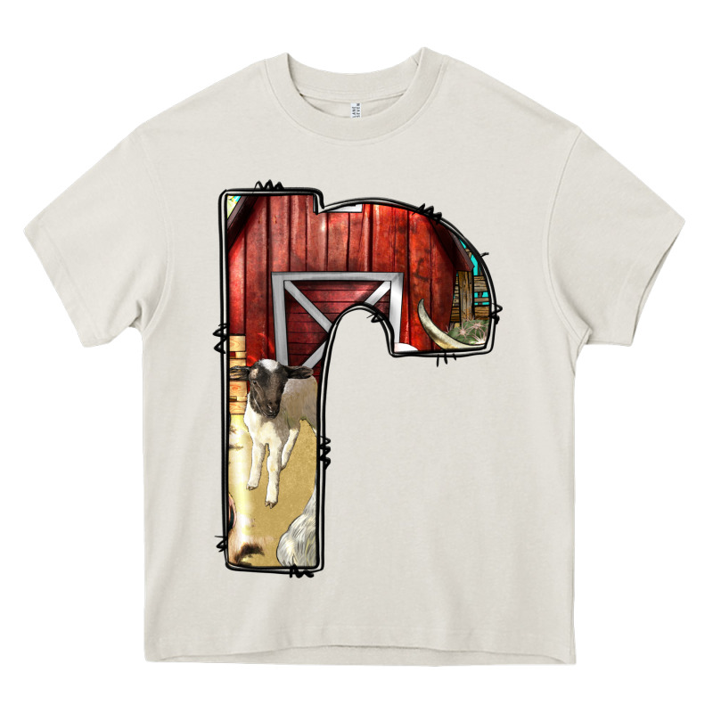 Farm Life Alphabet Lowercase Letters R Heavy Core Tee by BundleAndBundleShop | Teevron