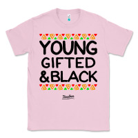 Bubblegum Pink young gifted and black african american men Classic Tee - artisFamous