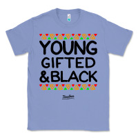 Colony Blue young gifted and black african american men Classic Tee - artisFamous