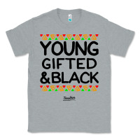 Heather Grey young gifted and black african american men Classic Tee - artisFamous