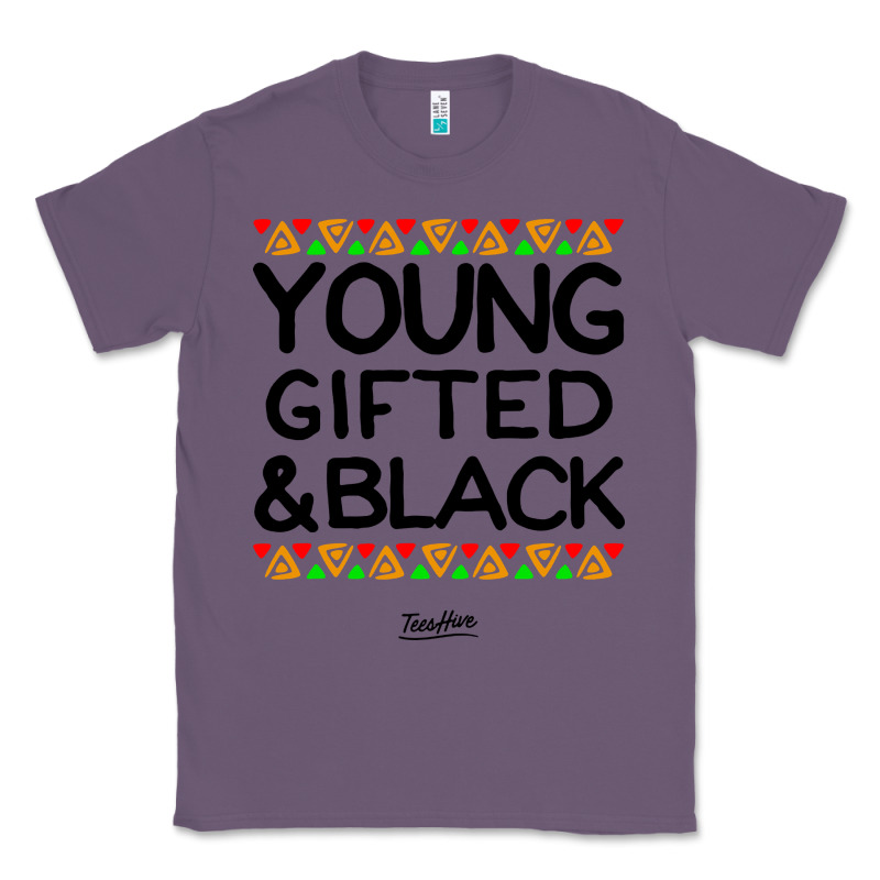 Young Gifted And Black African American Men Classic Tee by artisFamous | Teevron