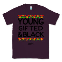 Plum young gifted and black african american men Classic Tee - artisFamous