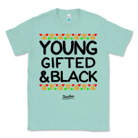 Seafoam young gifted and black african american men Classic Tee - artisFamous
