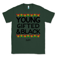Sports Green young gifted and black african american men Classic Tee - artisFamous