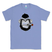 Colony Blue Monkey Smoking Classic Tee - artisFamous