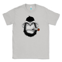 Moon Dust Monkey Smoking Classic Tee - artisFamous