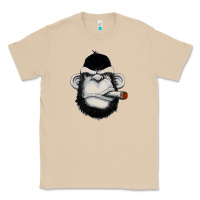 Mushroom Monkey Smoking Classic Tee - artisFamous