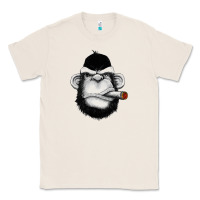 Natural Monkey Smoking Classic Tee - artisFamous