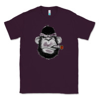 Plum Monkey Smoking Classic Tee - artisFamous