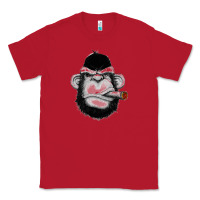 Red Monkey Smoking Classic Tee - artisFamous