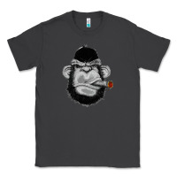 Smoke Monkey Smoking Classic Tee - artisFamous