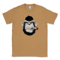 Toasted Coconut Monkey Smoking Classic Tee - artisFamous