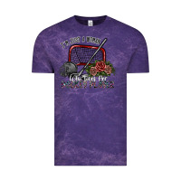 Cloud Purple i'm just a woman who loves her hockey player Vintage Tee - SublimationCraftShop
