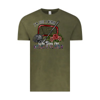 Vintage Olive i'm just a woman who loves her hockey player Vintage Tee - SublimationCraftShop